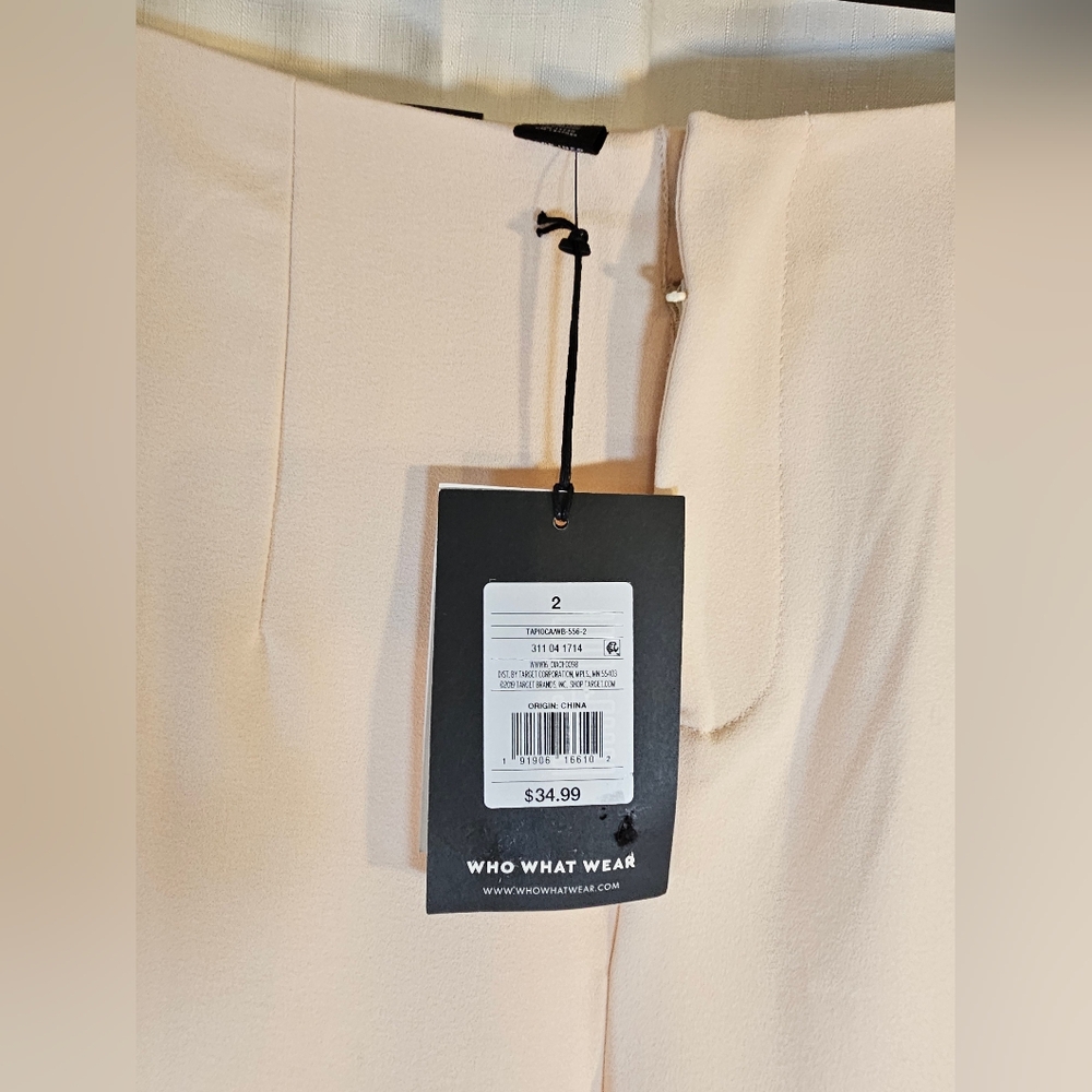 Nwt Who What Wear Sz 2 HR Wide Leg Pants - Picture 7 of 8